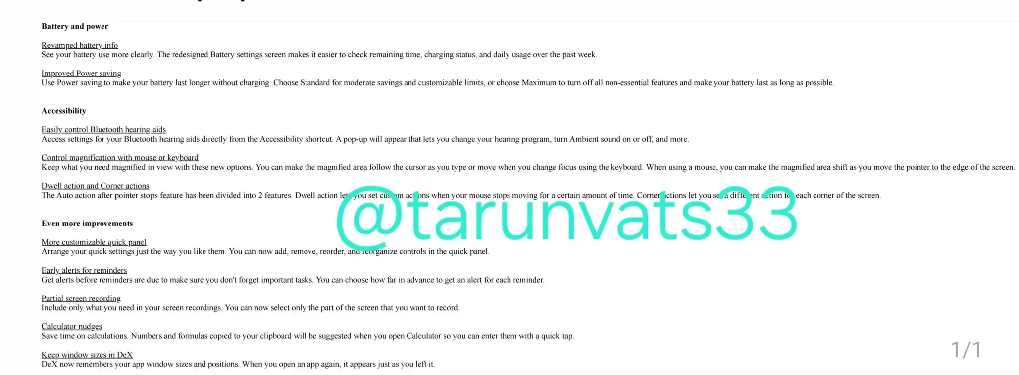三星 One UI 8.5 测试版日志曝光：增强 AI 修图体验，优化电池管理等