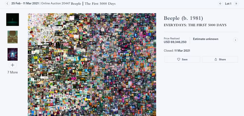 马斯克、扎克伯格等名人遭“狗体化”，Beeple新艺术展讽刺巨头掌控你的世界观