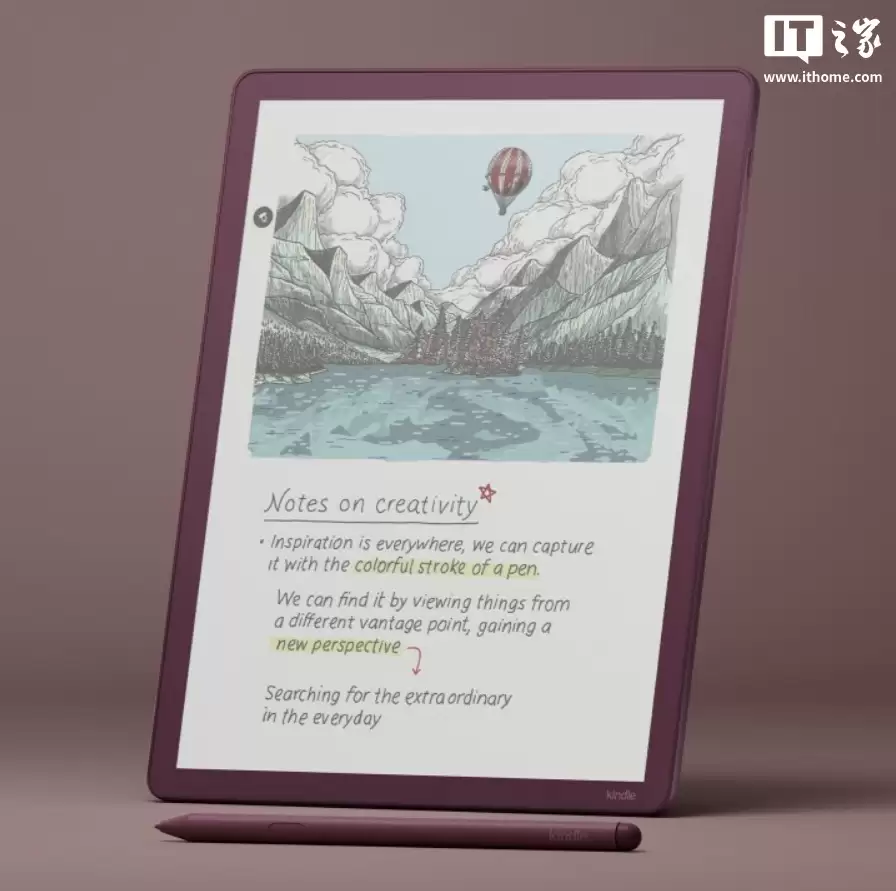 微软 PP 哥加盟亚马逊首发新品,新款 Kindle Scribe 墨水平板 12 月 10 日上市