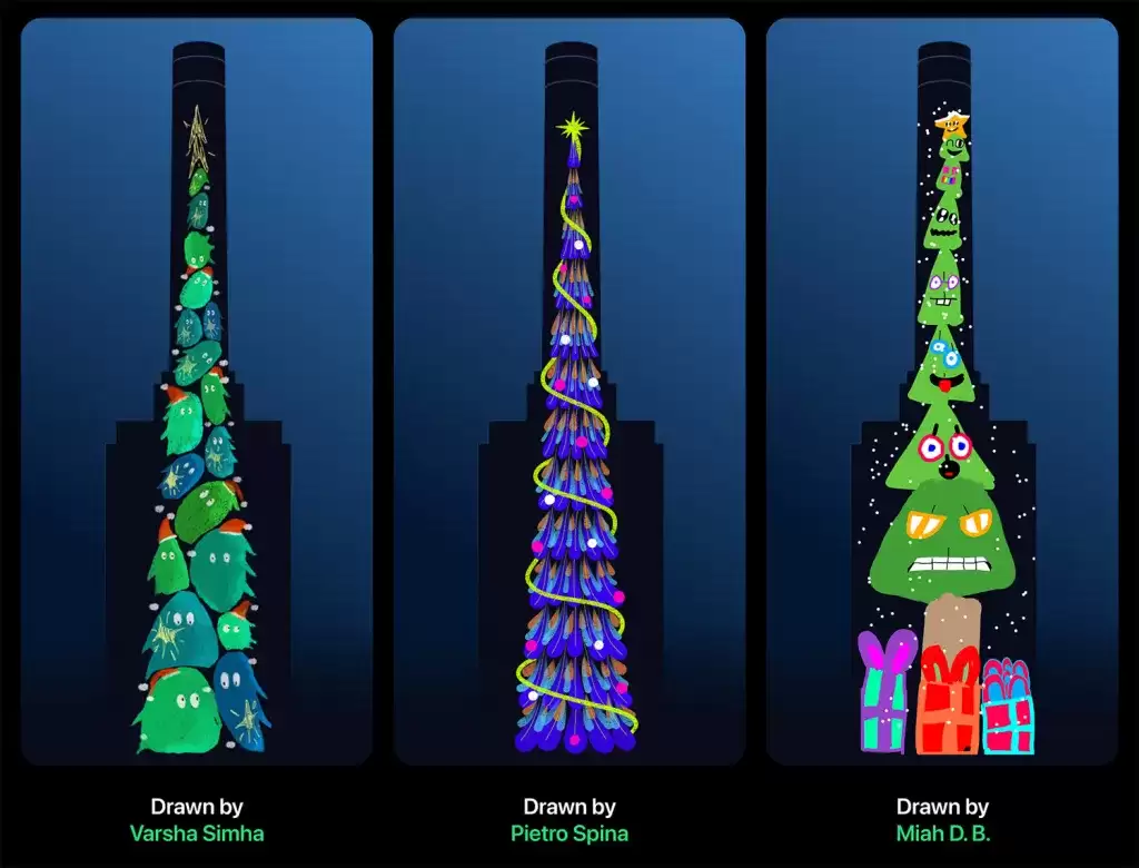 从7岁童趣到巨星手笔，苹果iPad数字圣诞大秀伦敦开幕