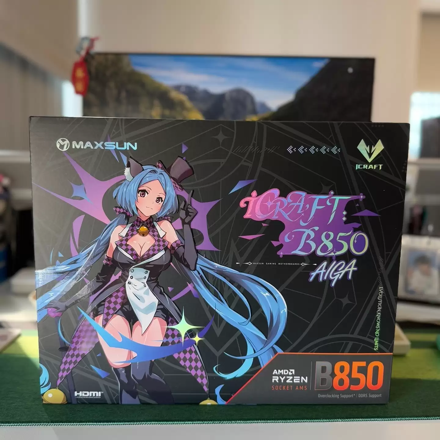 铭瑄发布MS-iCraft B850璜琮主板，全定制设计+强力扩展