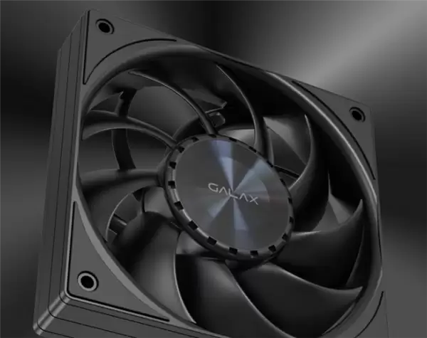 影驰飓风PF120风扇售价39元：轴心加入金质CD纹理 提供正反叶版本