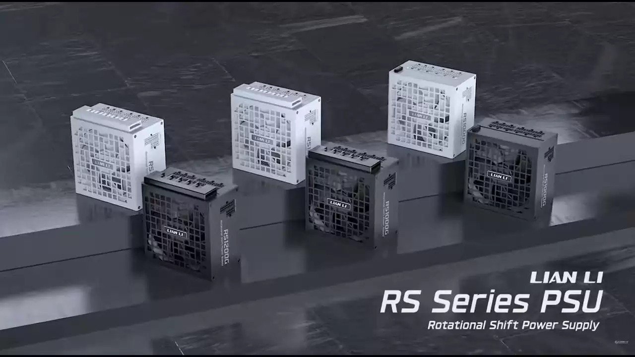 联力推出 RS 系列电源：AC 输入接口可旋转，双面均配主板 24-Pin 供电接口