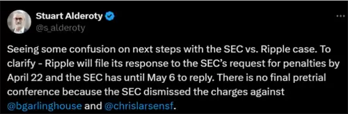 瑞波法律团队声明