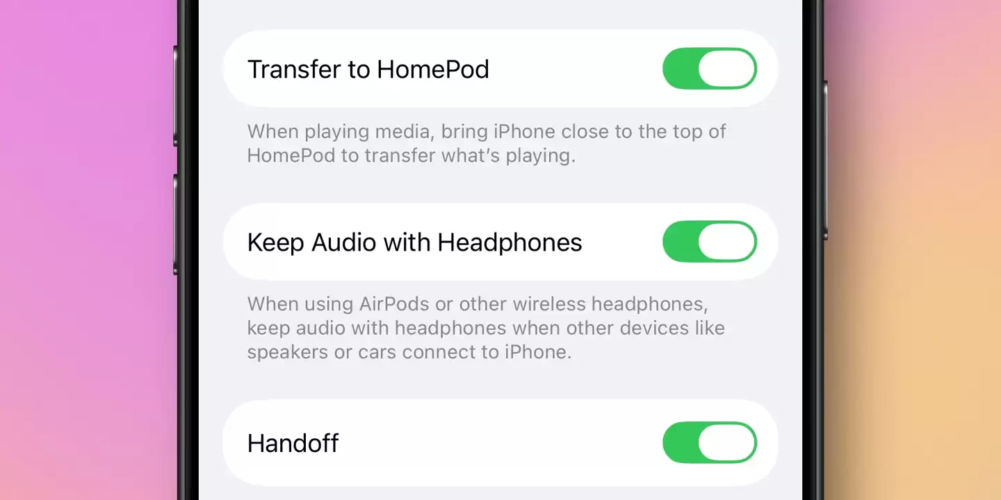 苹果 iOS 26 新功能：可阻止 AirPods 音频被其它蓝牙设备自动劫持