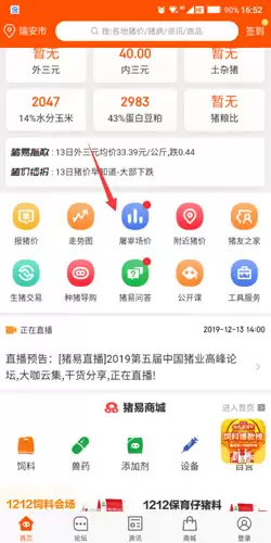 猪易通app猪价涨跌表查看位置