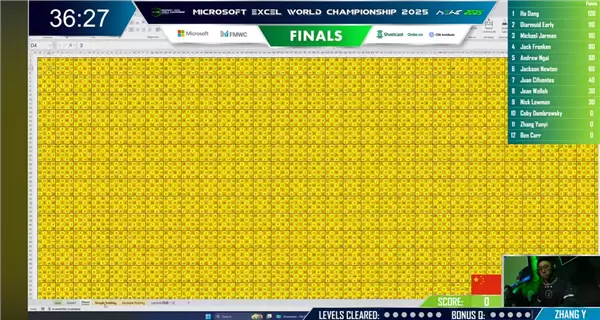 清华博士后斩获Excel世锦赛全球第9 网友:简历可以写熟练使用Excel