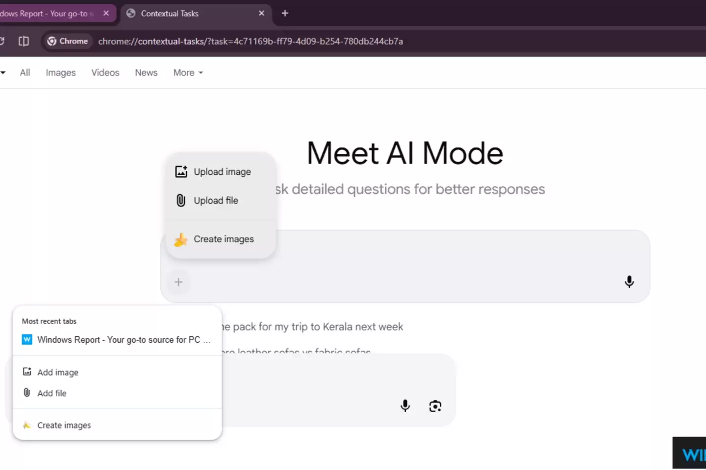 谷歌 Chrome 浏览器测试全新 AI 模式：原生标签页运行