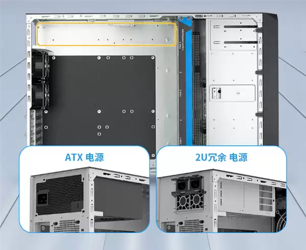 银欣新款工作站机箱售价超四千:门板带锁防盗 8热插拔硬盘位