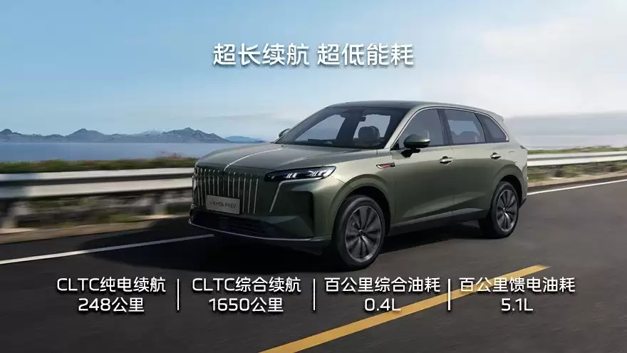 红旗HS6 PHEV将于12月16日上市,预售17.88万元起