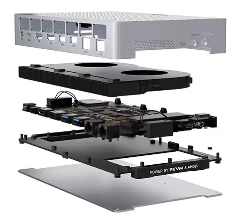 FEVM 推出 AI Max+ 395 迷你主机 FAEX1：1L 体积 160W 性能，LPDDR5x-8533