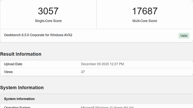 英特尔酷睿Ultra X9 388H现身跑分，多核性能提升21%