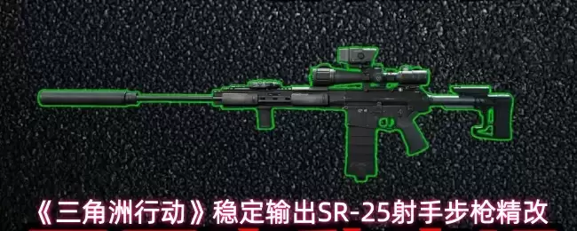 《三角洲行动》稳定输出SR-25射手步枪精改