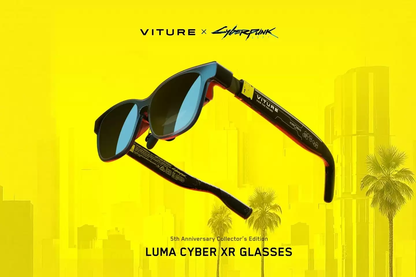 VITURE推赛博朋克2077五周年联名XR眼镜限量发售