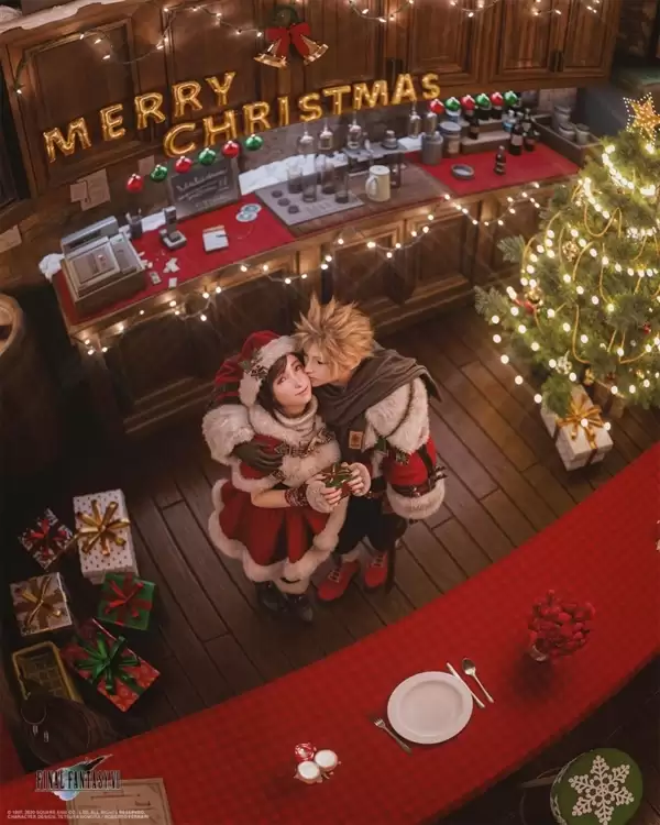 3D大神分享《最终幻想7：重制版》尤菲新图 黑丝小鹿超可爱