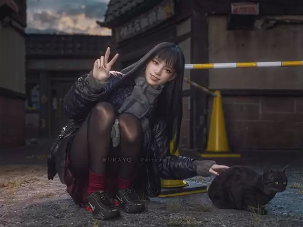 3D大神分享《最终幻想7：重制版》尤菲新图 黑丝小鹿超可爱