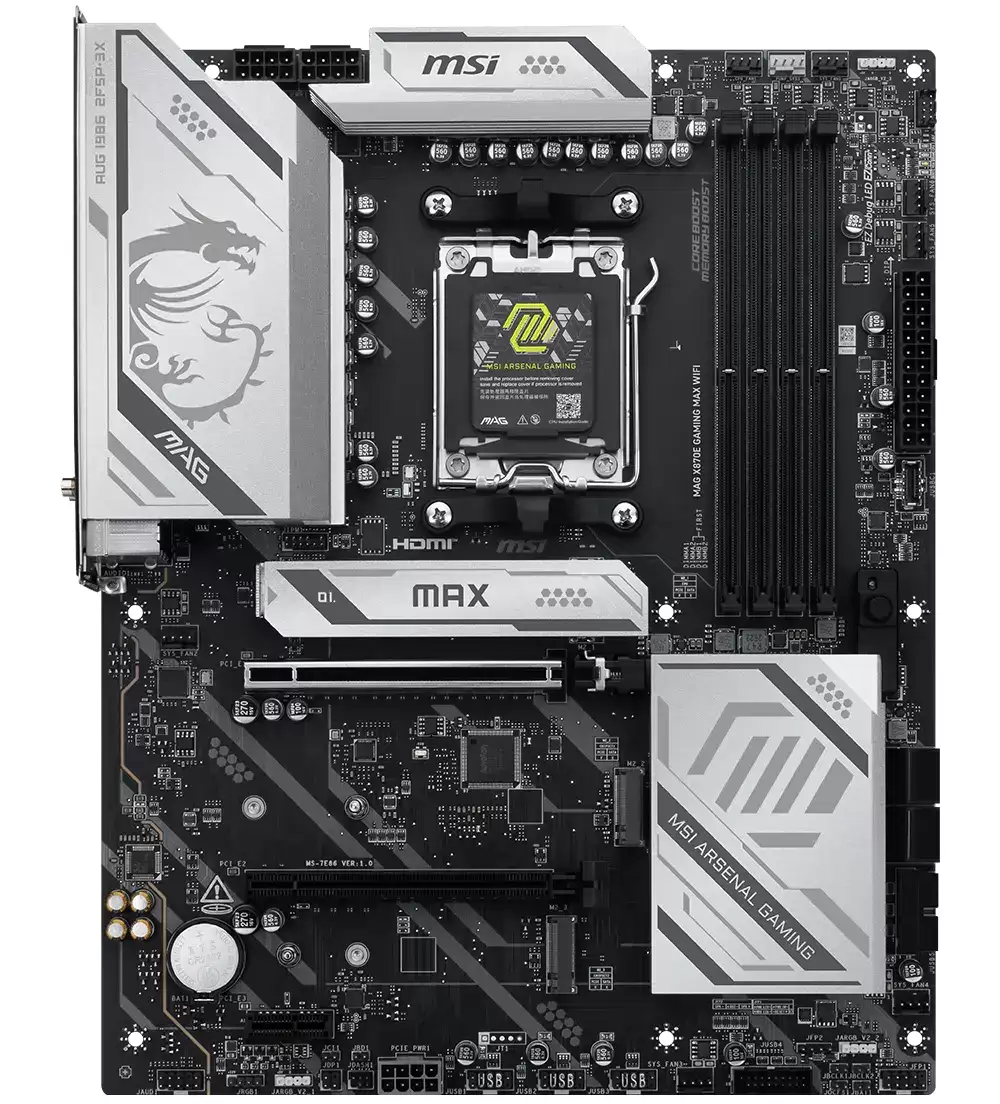 七款主板满足不同需求，微星正式发布 AMD X870 (E) MAX / EVO 中期改款