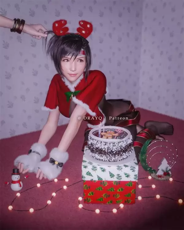 3D大神分享《最终幻想7：重制版》尤菲新图 黑丝小鹿超可爱