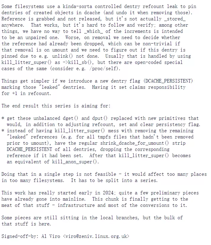 Linux 内核将移除 d_genocide 函数，因为不够“包容”