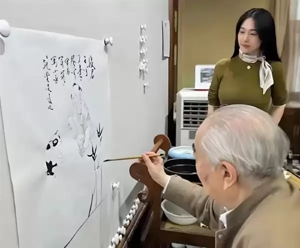 87岁著名画家范曾官宣喜得独子上热搜：妻子是90后 两人年龄相差超50岁