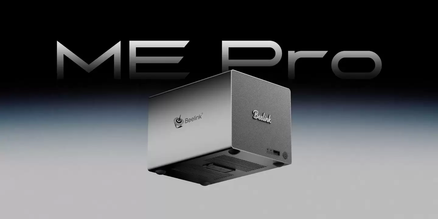 零刻预热预告“全球最小 NAS”ME Pro：166×121×112 (mm)，双盘位