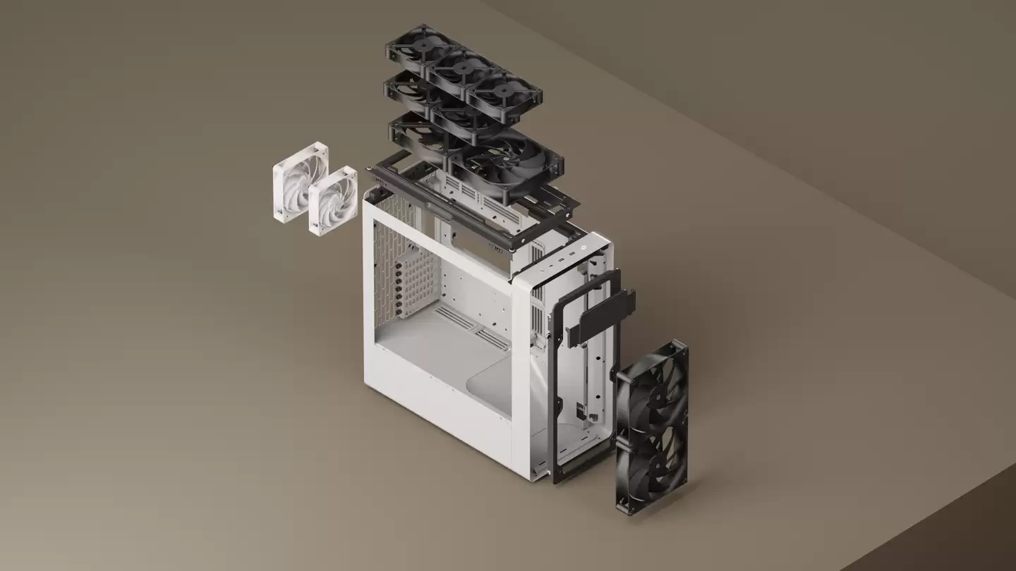 HAVN 辉帆 BF 360 Flow 机箱上市:岩板纹理格栅前面板,1499 元