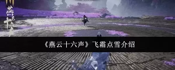 《燕云十六声》飞霜点雪介绍