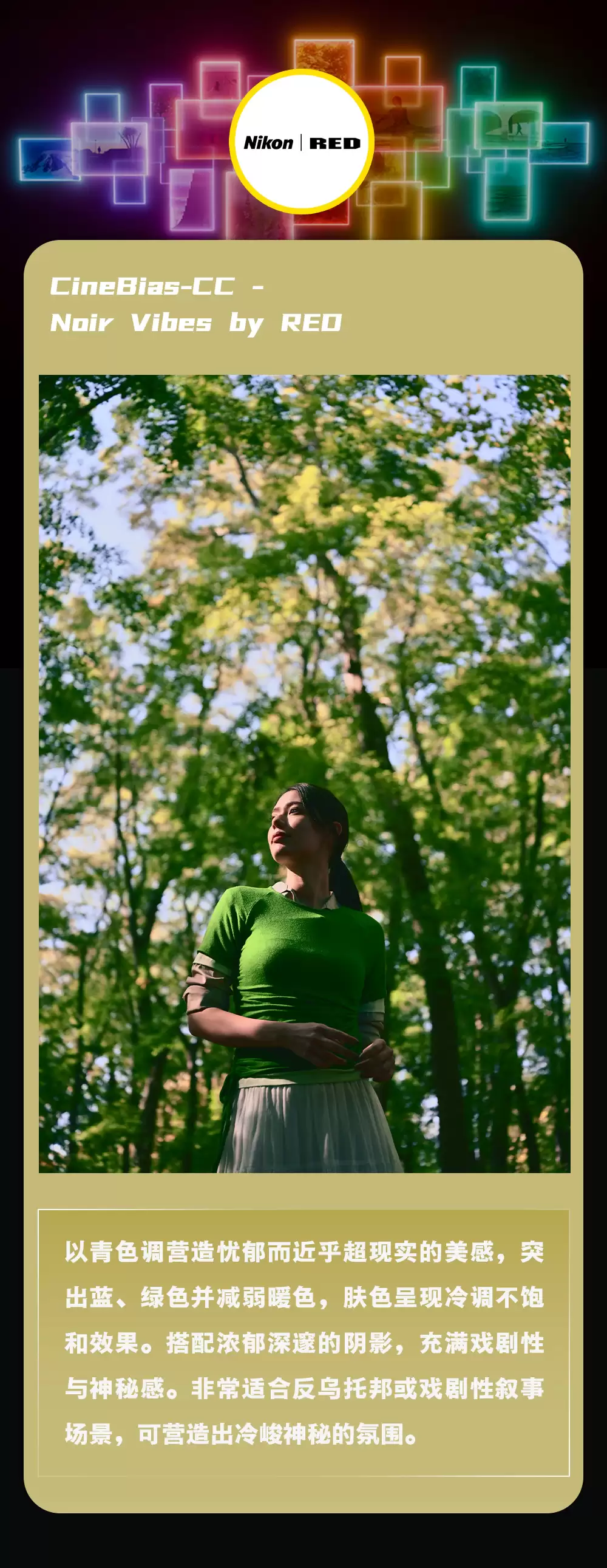 尼康与 RED 携手打造的电影感色彩方案上线