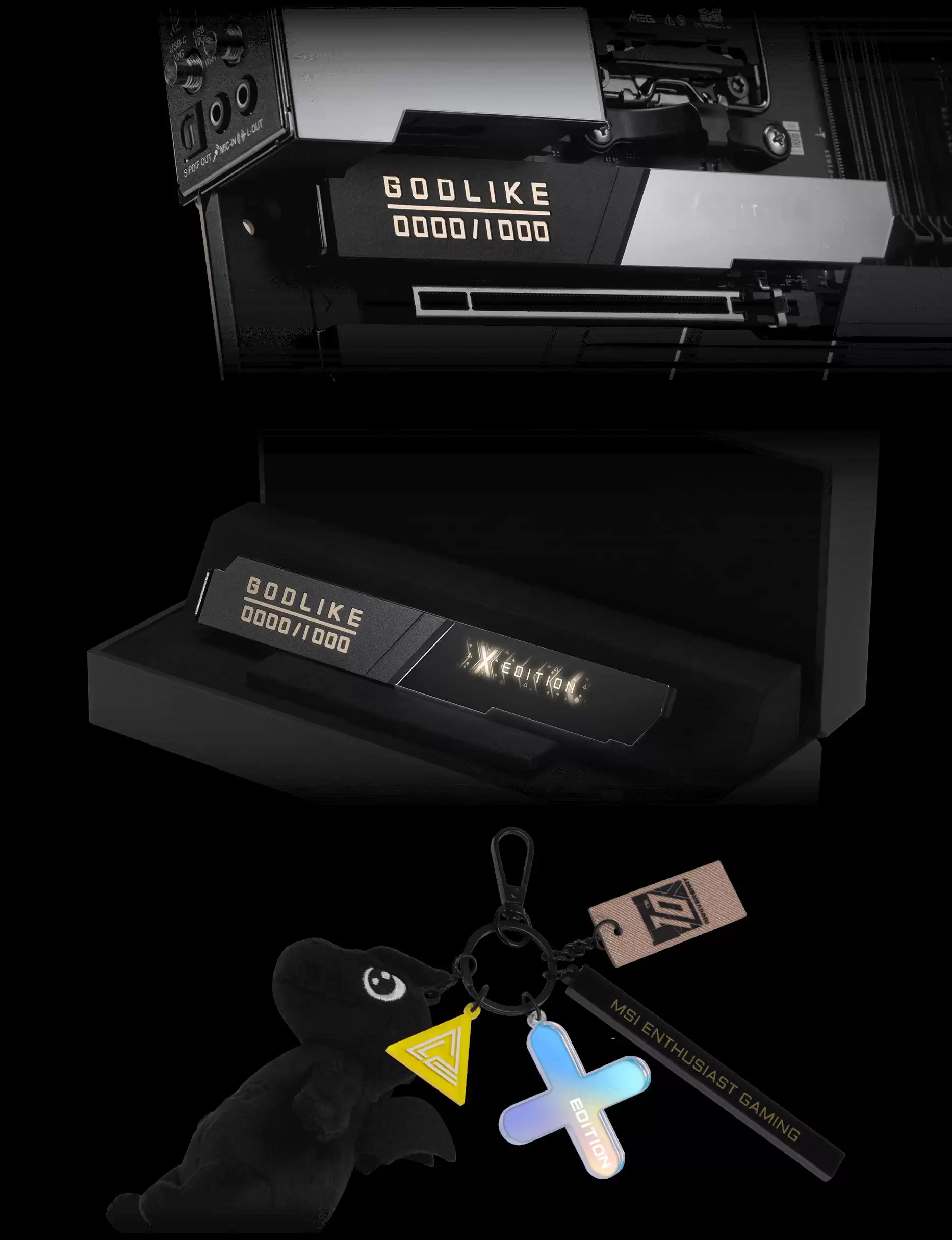 微星 MEG X870E GODLIKE X 超神十周年限量版主板上巿，8888 元