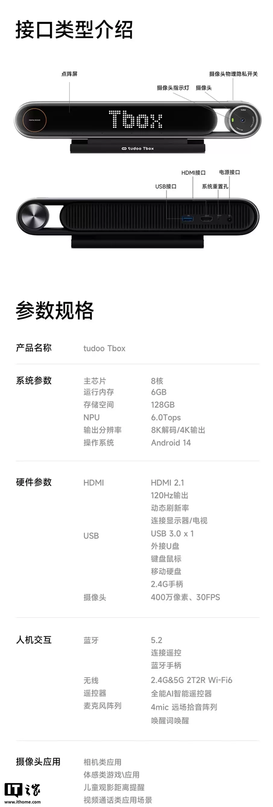 电视秒变 AI 智慧屏：TUDOO Tbox AI 主机发布，首发价 1499 元