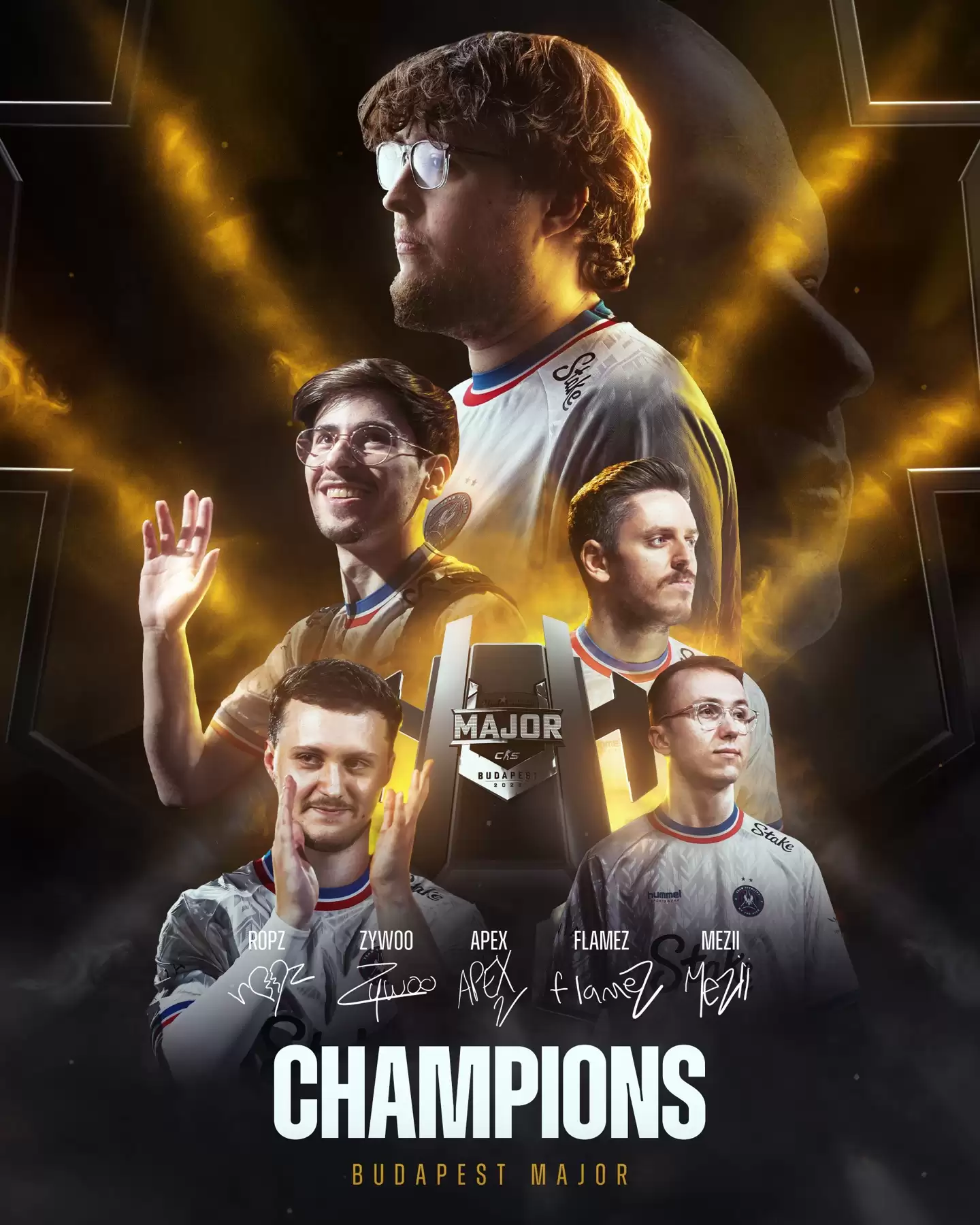 Vitality 布达佩斯捧杯，包揽《CS2》今年两届 Major 冠军