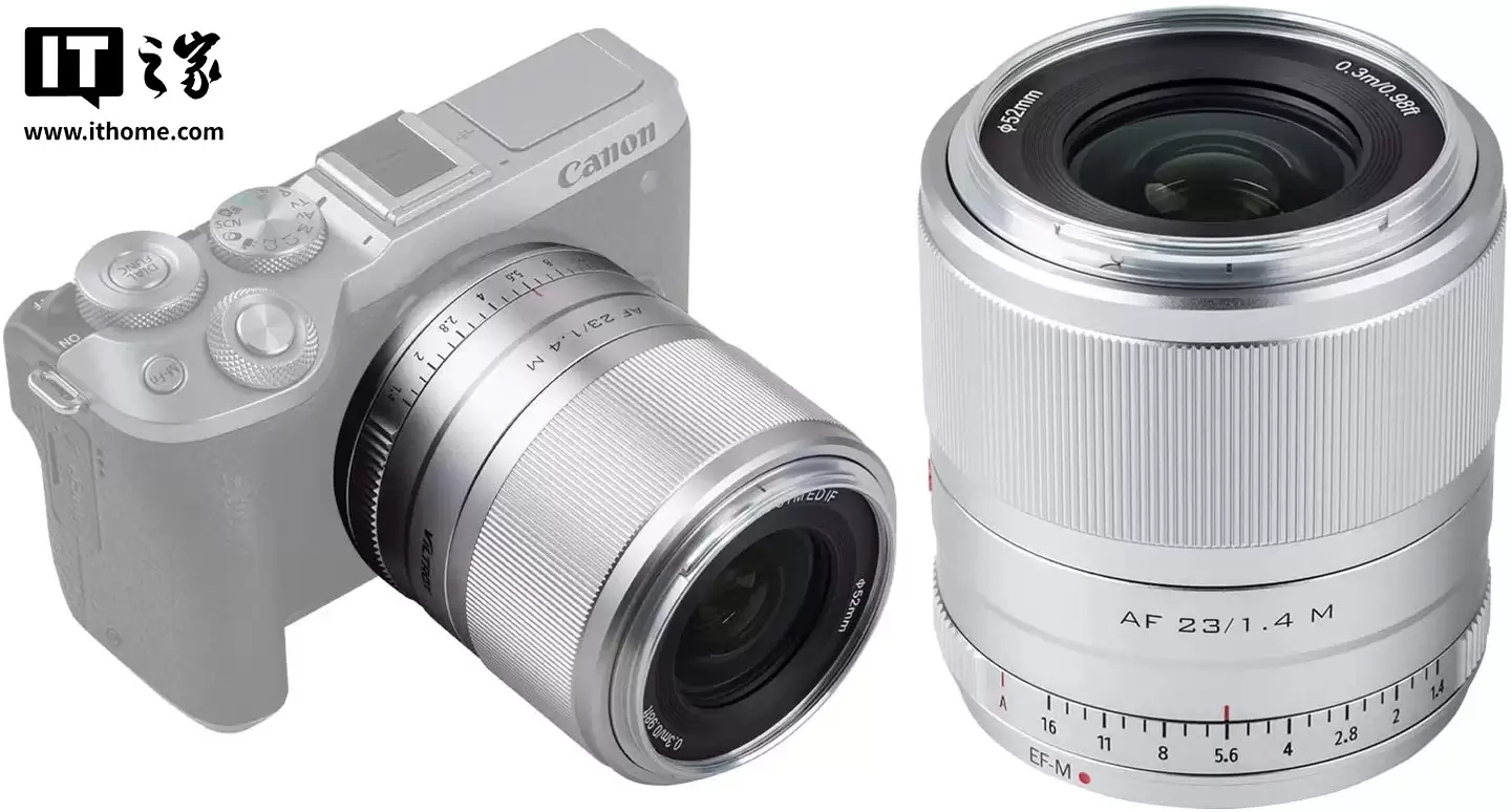 消息称唯卓仕即将拿下佳能 RF 卡口镜头授权，有望推出 9mm f/2.8 Air、23mm f/1.4 等产品