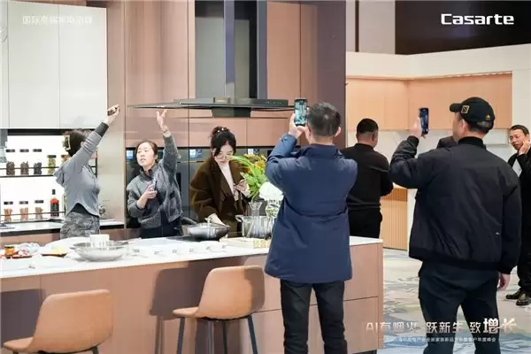 卡萨帝厨电发明双塔中岛升降烟机