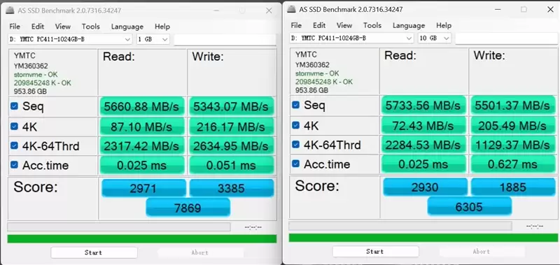 微星 Cubi NUC AI迷你电脑磁盘性能测试：为什么说长江存储PC411是优秀的OEM SSD