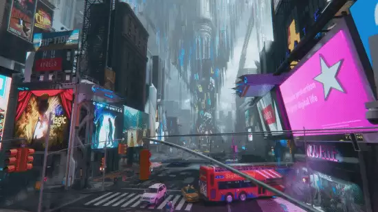 卡普空新作PRAGMATA曝光月球破碎都市市场景