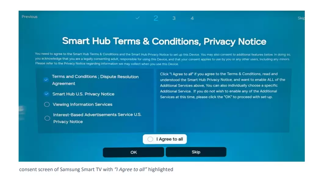 每秒截图 2 次：三星等五大品牌电视在美国得州被控“大规模监视用户”