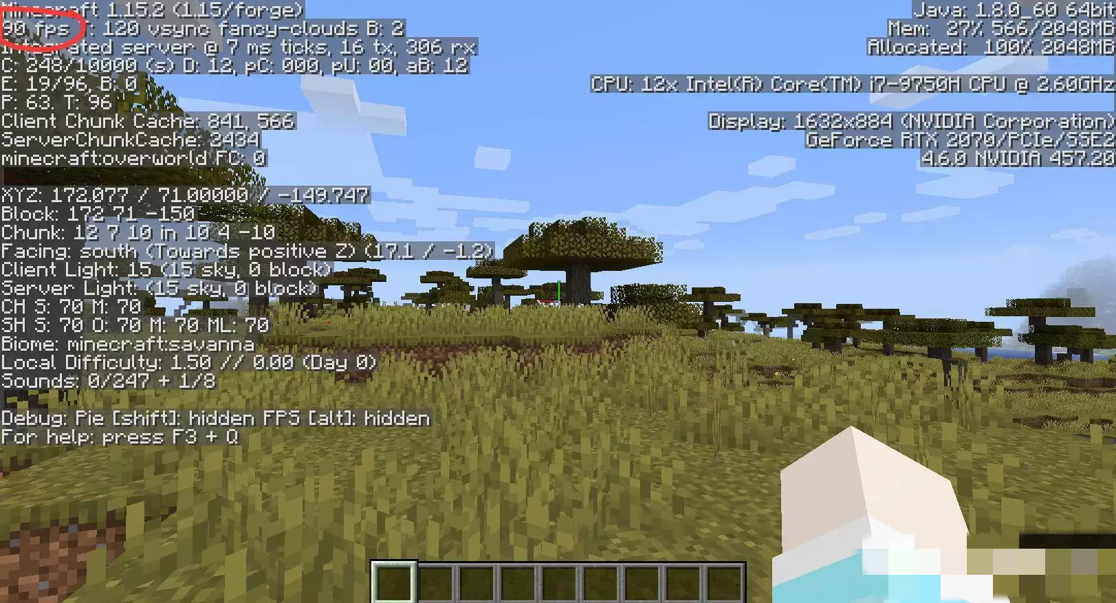 我的世界在哪看帧率2026