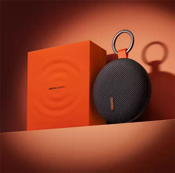 89元 REDMI蓝牙音箱2暮焰黑发布：新年包装封套 满电能听5小时