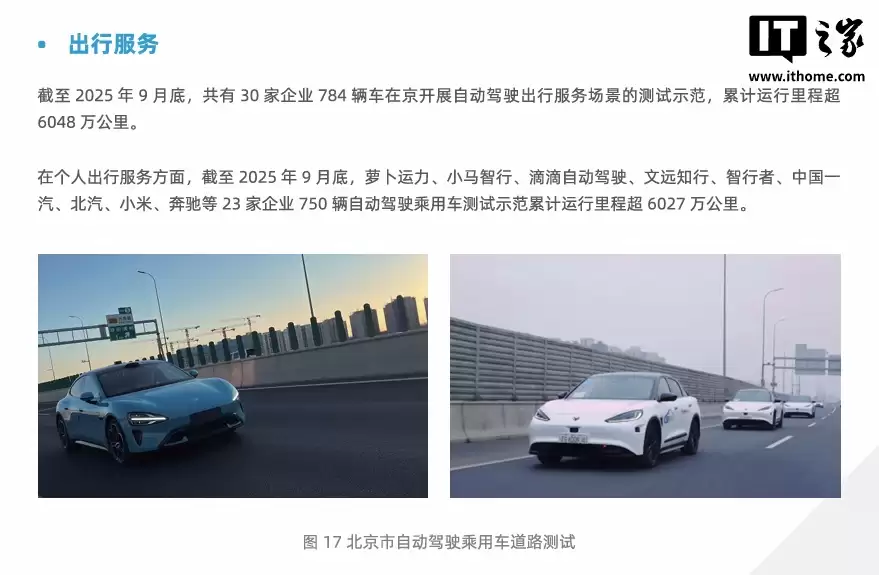 消息称小米汽车已获得 L3 级自动驾驶道路测试牌照