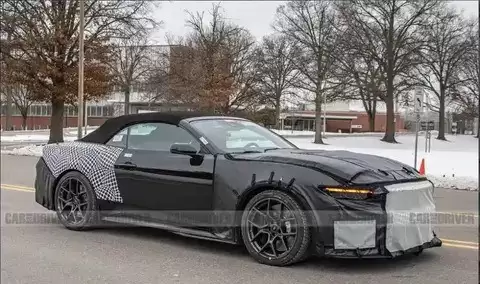 福特全新Mustang Shelby GT500敞篷版谍照曝光