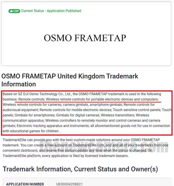 大疆 FrameTap 配件认证曝光,预估定位 Pocket 4 云台相机的无线控制中枢