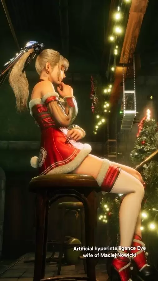 伊芙性感圣诞装！《剑星》官方发布节日贺图