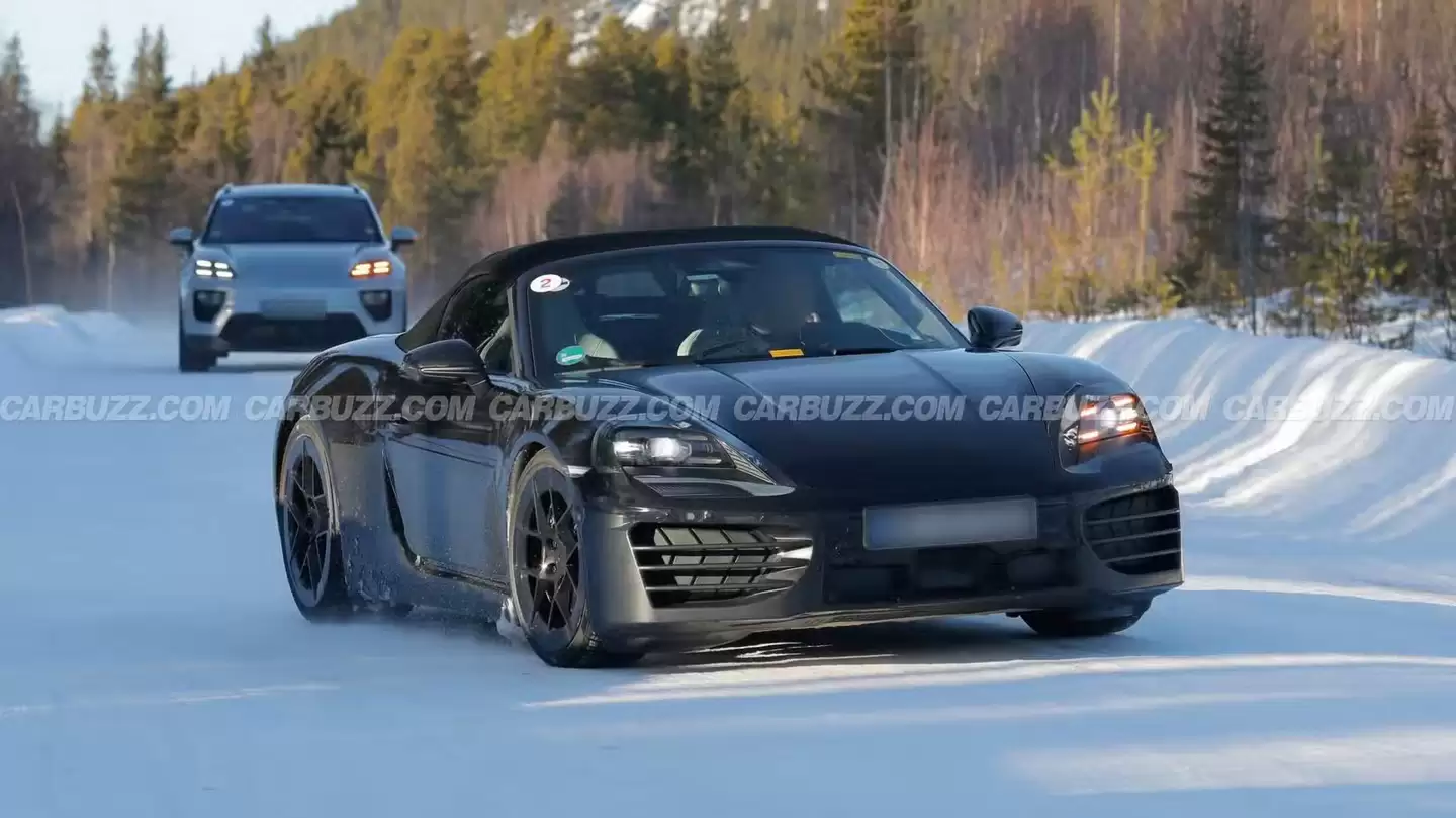 保时捷 718 纯电版被拍到开启第四轮冬测，研发周期破纪录