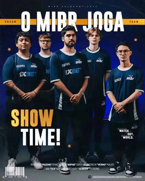 MIBR官宣2026全新阵容：zekken正式加盟，巴西军团重构完成