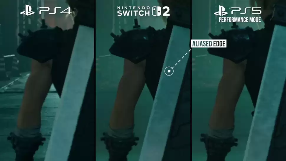 深入分析《最终幻想7 重制版》 Switch 2 版画质：DLSS 加持，接近 PS5、XSX 版本