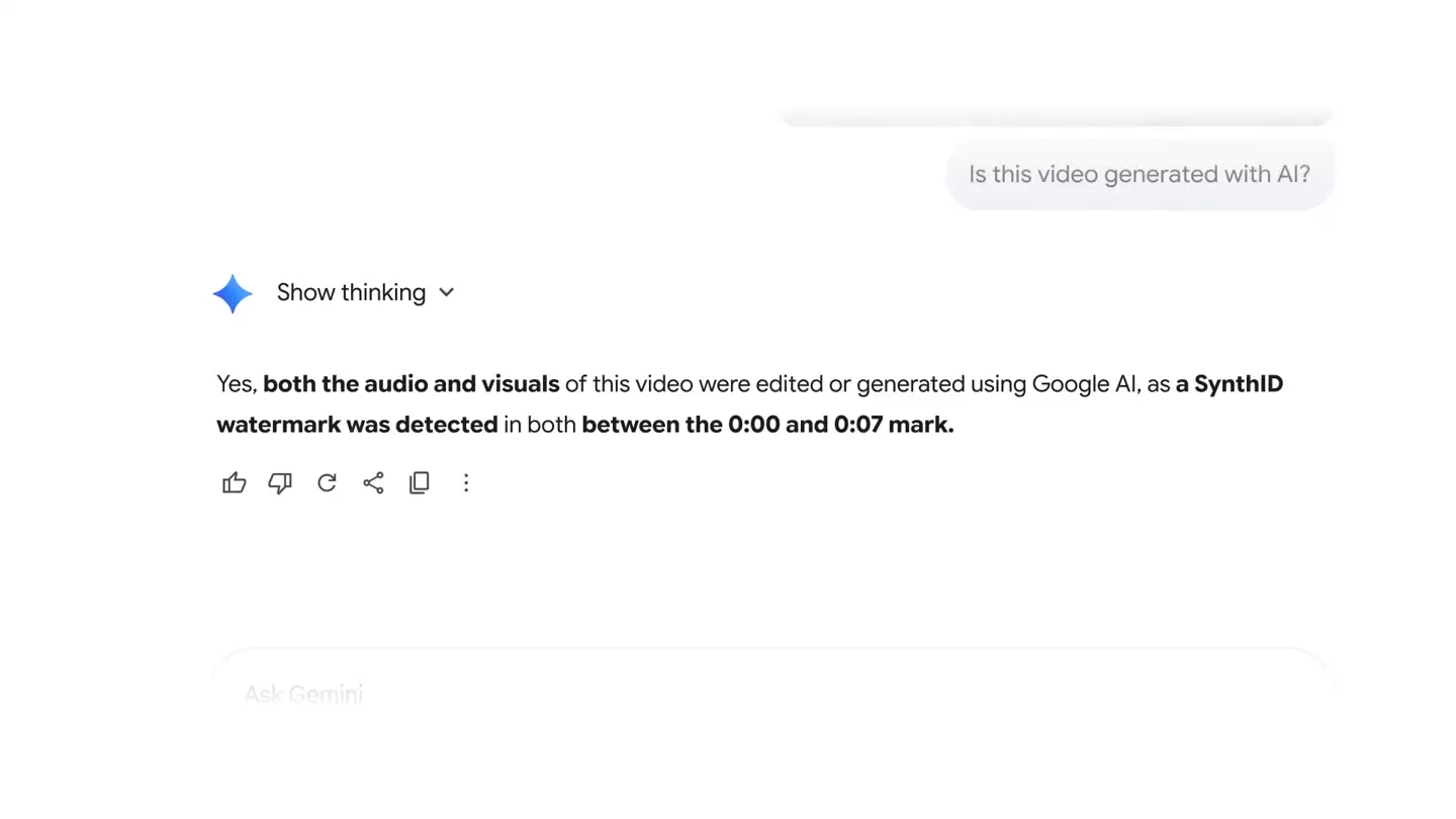 谷歌Gemini上线AI视频检测功能