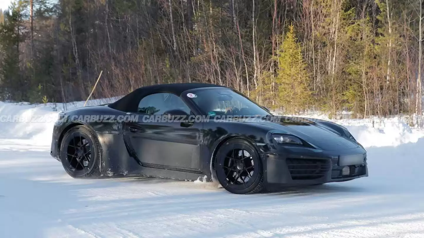 保时捷 718 纯电版被拍到开启第四轮冬测，研发周期破纪录