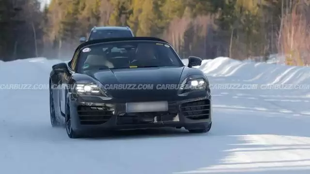 保时捷718纯电版被拍到开启第四轮冬测，研发周期破纪录