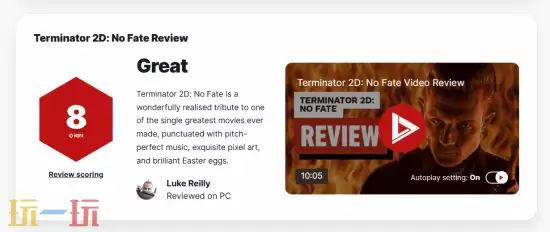 IGN 8分《终结者2D：NO FATE》成史上最佳《终结者2》游戏