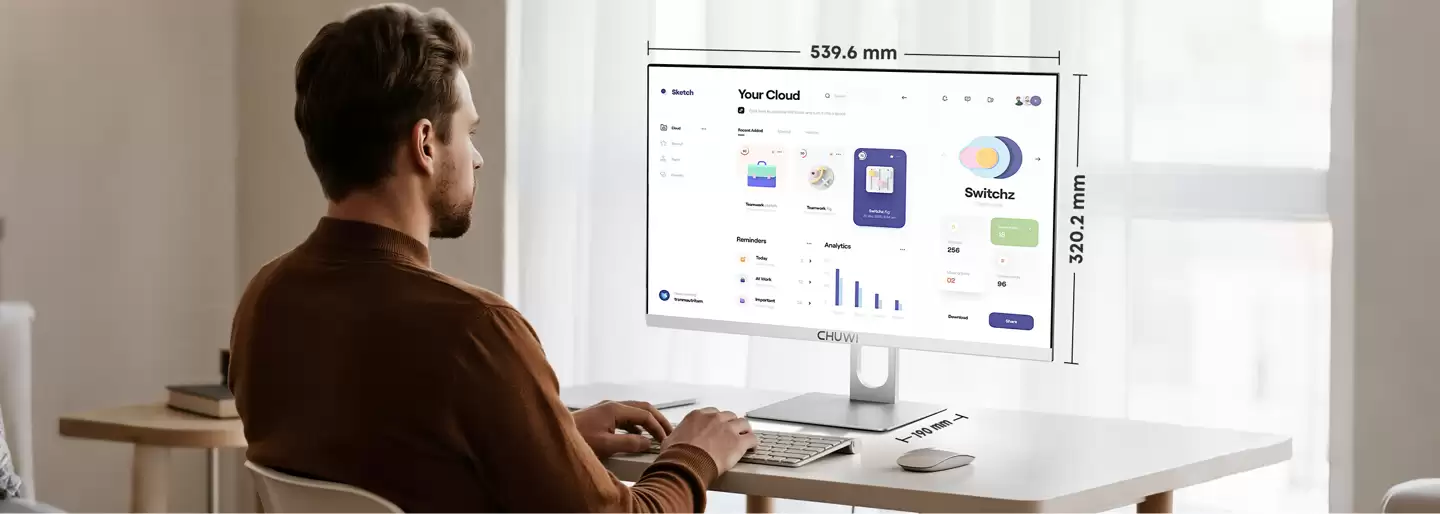 驰为推出Unitech 24一体机：可选英特尔N150/AMD锐龙5 6600H CPU，配备弹出式摄像头